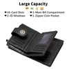 LEEXTON Small Bifold Purse for Women Genuine Leather Card Case