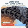 Rymora Knee Supports for Men and Women (Black) (Pair) (Extra