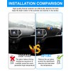 Autorder Dashboard Cover Mat for 2014-2023 Jeep Cherokee Accessories Dash