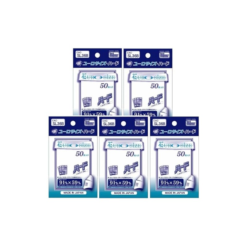 Hobby Base Card Accessories Euro Size Hard CAC-SL36 Set of