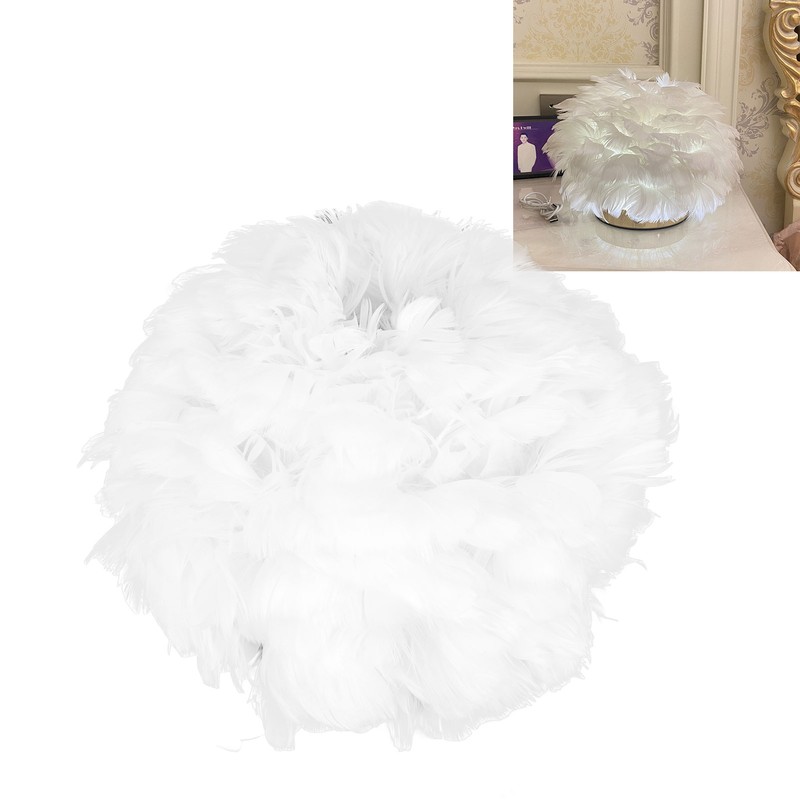 Feather Table Lamp USB Type C 5V Touch Control Stepless