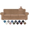 WEERRW 4 Pieces Polyester and Spandex High Stretch Couch Covers