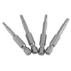 8-Piece 1/4 Inch Hex Shank T8-T40 50 mm Long Magnetic