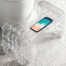 Toilet Stool for Adults, Bathroom Toilet Step Foot Stool