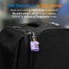 Forge TSA Approved Luggage Locks, Re-settable Combination with Alloy Body,