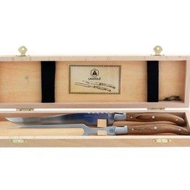 Laguiole Carving Cutlery Set in Wooden Box