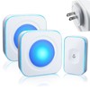 Wireless Doorbell 1200 feet Waterproof Door Bell with Flash LED