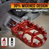 XINGWU Dirt Bike Foot Pegs Wide Footpegs CNC Upgraded for