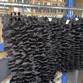 Vietnamese Hair Weave Bundles Straight Natural Body Wave Silky Burmese Curly Extension Raw Cambodian Hair Vendorcolor: natural wave 1 piece, Stretched Length: 18 Inches
