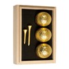 Foilichi A125-99023 Triple Golf Ball & Tee Set