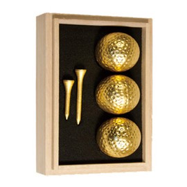 Foilichi A125-99023 Triple Golf Ball & Tee Set