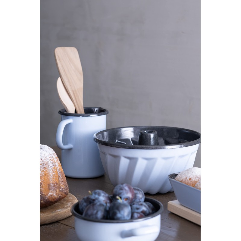 Riess, 0038-028, Bakemail Blue, Sippy Pot, 9 cm Diameter, Volume