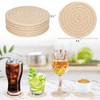 YYGMSS 6 Pcs Coasters Set for Drinks Absorbent Modern Dinning