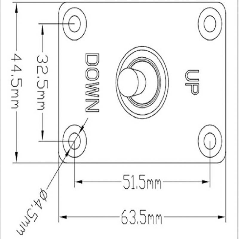 6 Pin Toggle Switch 3 Position Momentary ON Off RV