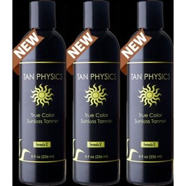 Tan Physics True Color ( 3 Pack) w/ 5 FREE pairs of application gloves by Tan Physics