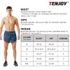 TENJOY Men's Running Shorts, navy