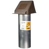 Dryer Vent Hood Assembly Brown