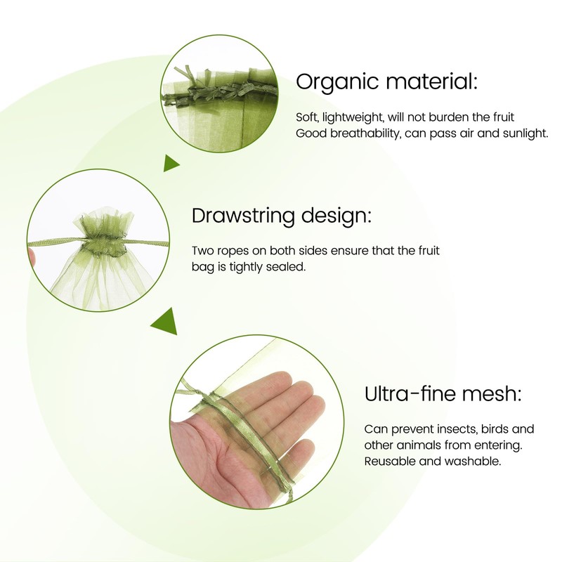 Pack of 100 Organza Bags 10 x 15 cm Bags