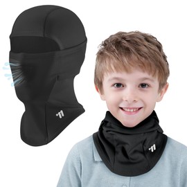 ICOCOPRO - Pasamontañas para niños, unisex, máscara de esquí para niños y niñas, black3, Talla única