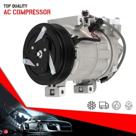 cciyu A/C Compressor with Clutch Compatible with Nissan XTRAIL 2.5L 2007-2011 Air Conditioning Compressor Fit for Nissan X-Trail 2.5L 2007-2014 AC Compressor
