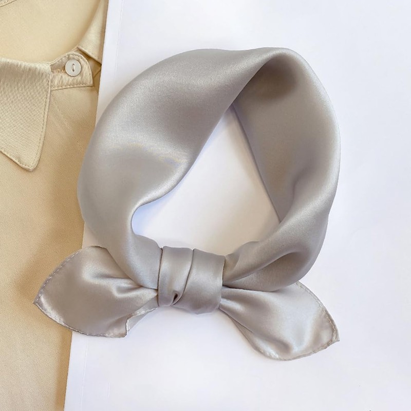 [Euyqs] Women's Scarves 100% Silk Uniform Office Scarves Handkerchiefs, #91