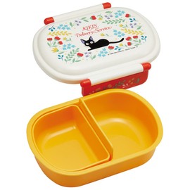 Skater QAF2BAAG-A Children's Antibacterial Lunch Box, Fluffy, 12.2 fl oz (360 ml), Kiki's Delivery Service, Botanical, Girls, Made in Japan