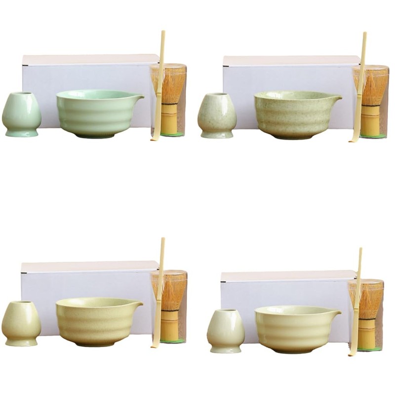 BEALIFE Complete Matcha Tea Ceremony Kit 4 Pcs Includes Matcha