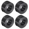 uxcell 4pcs Set-Screw Collars 6mm Bore, 1045 Steel Shaft Collars,