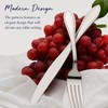 Pfaltzgraff American Bead 53-Piece Stainless Steel Flatware Set with Serving