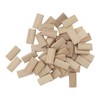 50Pcs Beech Wood Domino Tenon Stopper for Crafting Woodworking Furniture