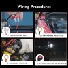 Lighting-likes 12V 40A LED Work Fog Light Bar Wiring Harness