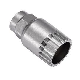 Bynccea Bicycle Bottom Bracket Remover Tool Crank Puller Remover 24mm Universal 20 Tooth Bottom Bracket Bottom Bracket Wrench for Shimano Bottom Bracket, 1/2 Push Fit Connectors
