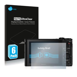 Savvies Screen Protectors for Sony Cyber-Shot DSC-HX90 Ultra Transparent Pack of 6