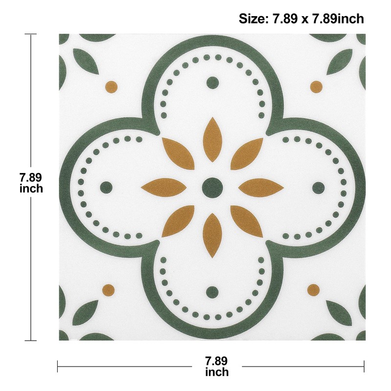 Peel & Stick Floor Tiles Self Adhesive Vinyl Flooring for
