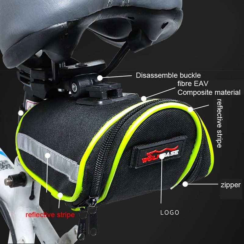 Small Bike Saddle Bag Waterproof Portable Storage Bicycle Cycling Seat