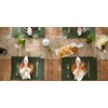 DII DII Basic Everyday Ribbed Tabletop 100% Cotton, Placemat Set,