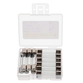 BOJACK 6x30mm 1 A 1 amp 250 V 0.24x1.18 Inch Volt F1AL250V Fast-Blow Glass Fuses(Pack of 18 Pcs)