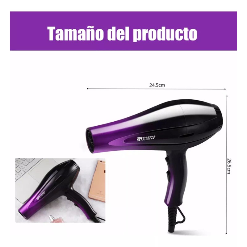 Hombys Secador De Pelo De Temperatura Constante De Iones Negativos