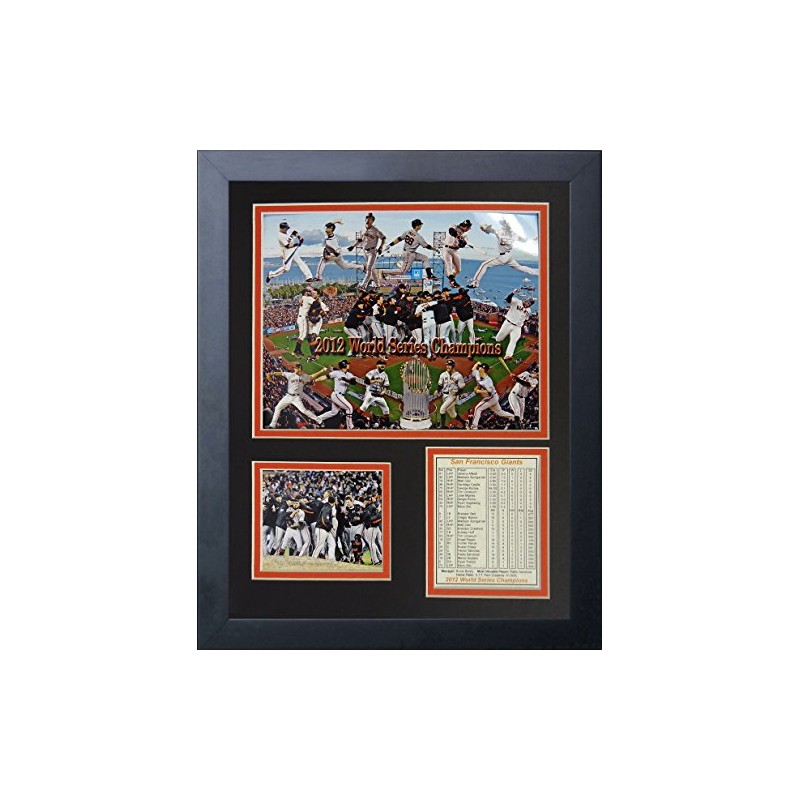 Legends Never Die "2012 San Francisco Giants Framed Photo Collage,