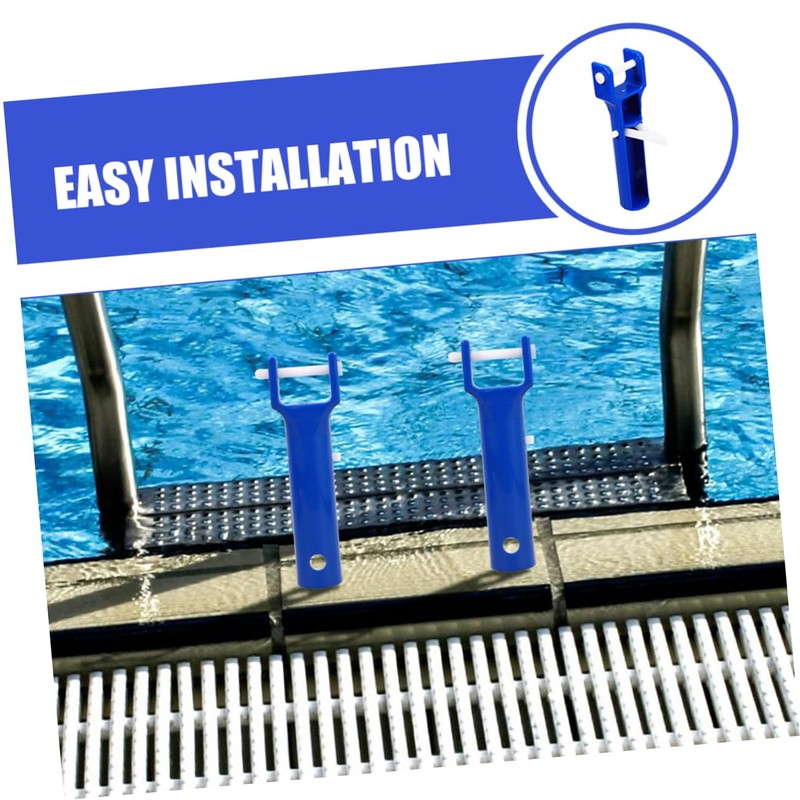CAXUSD 5Pcs Pool Vacuum Handle Replacement V Shaped Clip Connector