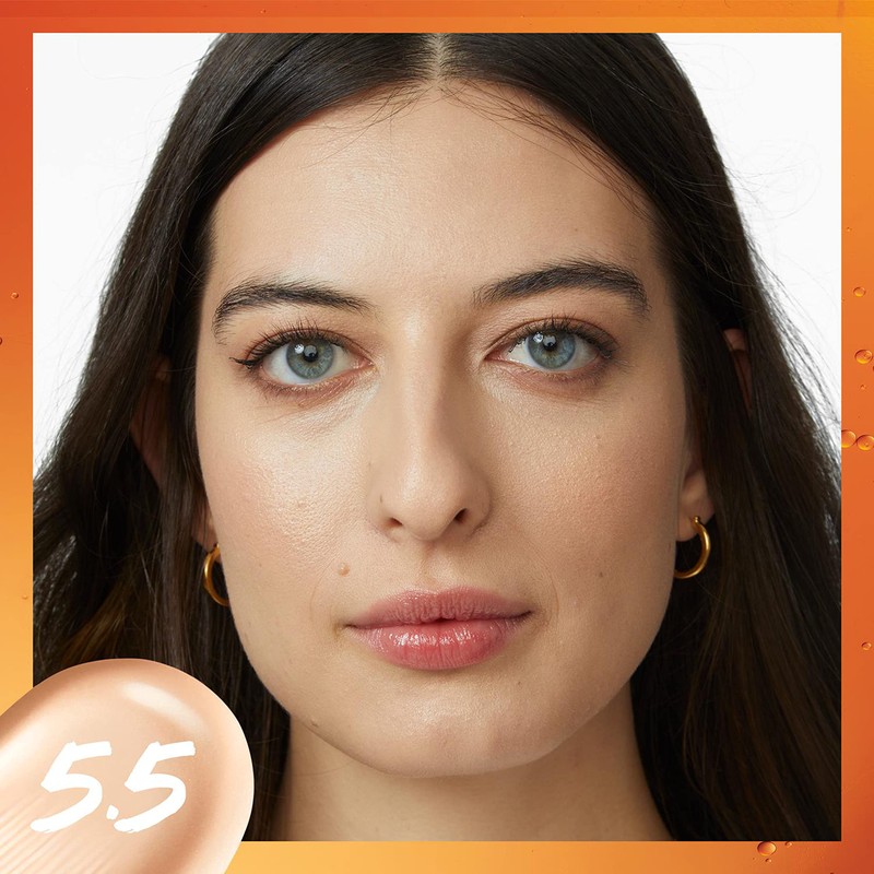 Maybelline New York Foundation, Long-Lasting Makeup with Vitamin C, Vegan