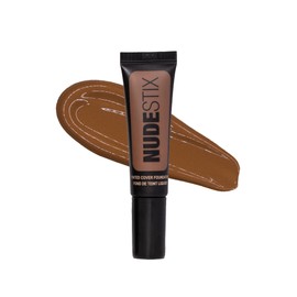 Nudestix Tinted Cover Liquid Foundation, Buildable Coverage for Even Skin Tone, Flawless Natural Lightweight Makeup Finish, Shade: Nude 10, 0.84 fl oz (25 ml)
