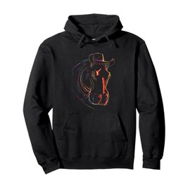 Colorful Hippo Hat Enthusiasts Vibrant Theme Pullover Hoodie