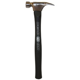 Dead On Tools DOC-24 Straight Handle Framing Hammer, 24 Ounce, Chrome