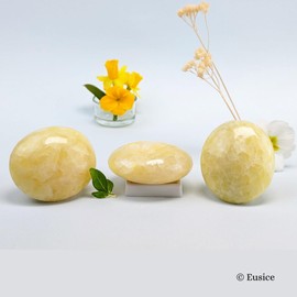 EUSICE Healing Stone Crystal - Gemstones - Natural Stone of Meditation and Spirituality - Lithotherapy Wellness Meditation Yoga - 100% Natural and Handmade