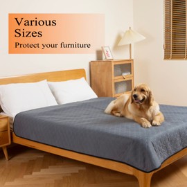 Bunlitent Washable Pee Pads for Dog 82x102, Reusable Puppy Pads, Dog Training Pads with Quick Dry, 1 Pack, Anti-Slip Dog Cat Pee Pads, Whelping Pads, Potty Pad.