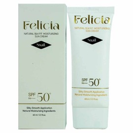 Felicia Natural Silk Fit Snail Sun Cream 60ml SPF50+ PA++++(096312) / 펠리샤 내추럴 실크 핏 스네일 선크림 60ml SPF50+ PA++++(096312)
