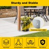 FMhotu Galvanized Post Base for Concrete, Adjustable Aluminum-zinc Plated Steel