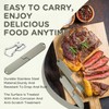 2 in 1 Camping Eating Utensils Set, Respectivem Portable Detachable
