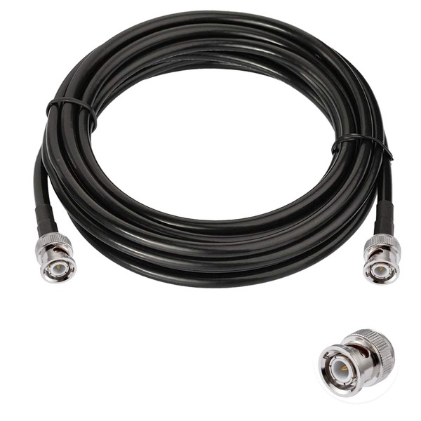Vecys BNC Male to BNC Male Cable 50 Ohm BNC